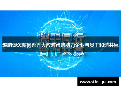 赵鹏谈欠薪问题五大应对策略助力企业与员工和谐共赢