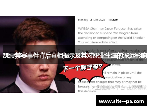 魏震禁赛事件背后真相揭示及其对职业生涯的深远影响
